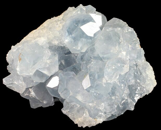 Sky Blue Celestine (Celestite) Crystal Cluster - Madagascar #54807